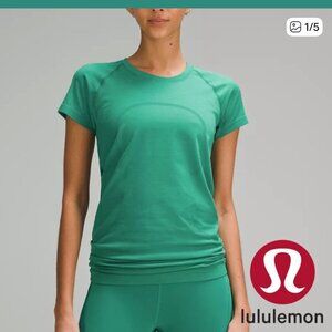 Lululemon Swiftly Tech Short Sleeve Shirt 2.0 Cascadia Green Size 4